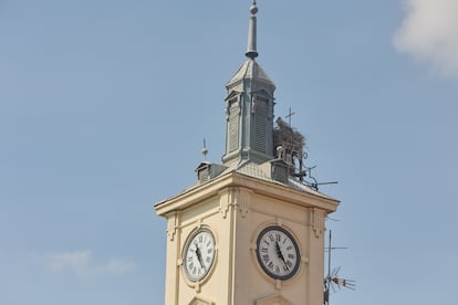 Torre de la casa consistorial de Alcalá de Henares.