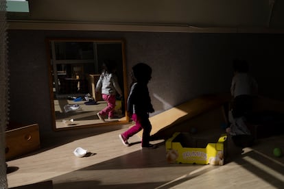 Aula de una escuela infantil en Barcelona.