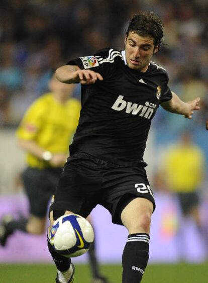 Higuaín, durante el partido con el Málaga.