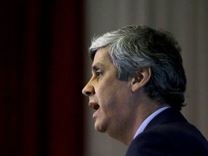  El ministro luso de Finanzas, M&aacute;rio Centeno