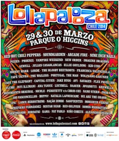 Cartaz do Lollapalooza