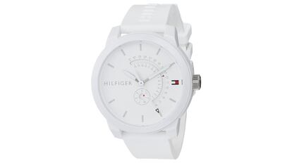 Reloj Tommy Hilfiger de color blanco.