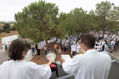 La Junta del Personal del Hospital La Plana ha convocado este martes, con el apoyo de los sindicatos, una concentración a mediodía ante el centro para protestar por el uso, autorizado por un juzgado, de una terapia no autorizada contra la covid.