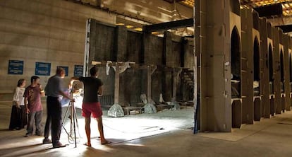 Instalaciones de la Ciudad de la Luz en una jornada de puertas abiertas en agosto de 2012.