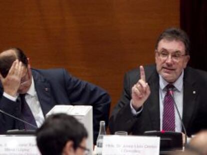 Mena y Cleries, en la comparecencia en el Parlament por el cambio en la RMI.