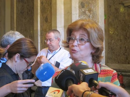 La consejera de Enseñanza de la Generalitat, Irene Rigau.