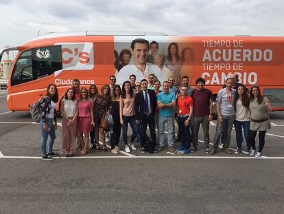 El bus de campaña.