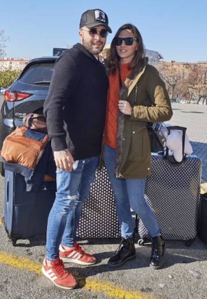 Kiko Rivera e Irene Rosales, en Sevilla, el día antes de entrar en 'GH DÚO'.