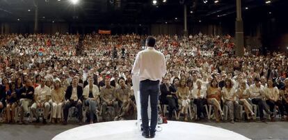 Pedro Sánchez, a la clausura del Congrés Federal del PSOE.