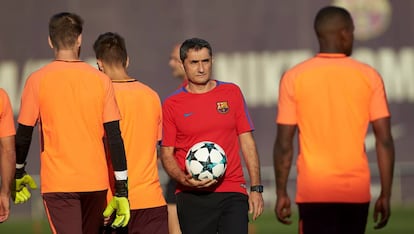 L'entrenador del Barça, Ernesto Valverde.