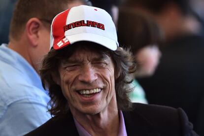 Mick Jagger en la final entre Alemania y Argentina el 13 de julio.