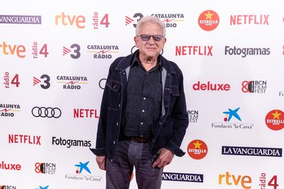 El productor Jeremy Thomas, durante la inauguración del BCN Film Fest 2022.