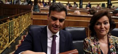 Pedro Sánchez en el Congreso