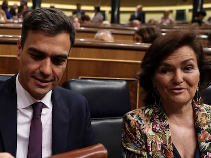 Pedro Sánchez en el Congreso