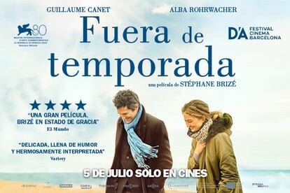 Cartel de la película 'Fuera de temporada', en cines el 5 de julio.