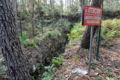 Antig&uuml;a explotaci&oacute;n minera de Corcoesto