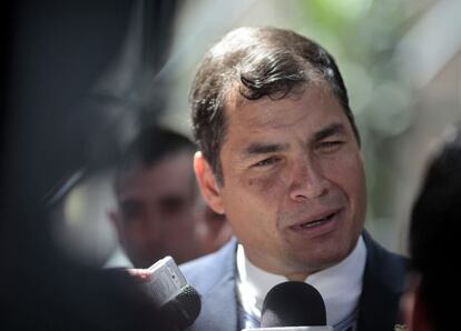 El presidente de Ecuador, Rafael Correa.