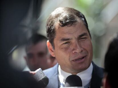 El presidente de Ecuador, Rafael Correa.