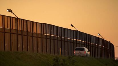 Una imagen de la frontera entre EE UU y Mexico.