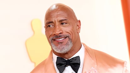 Dwayne Johnson, 'La Roca', en la gala de los Óscar, en Los Ángeles, en marzo de 2023.