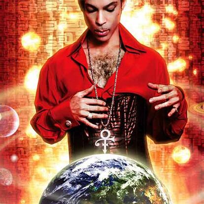 Imagen promocional del disco de Prince 'Planet Earth'