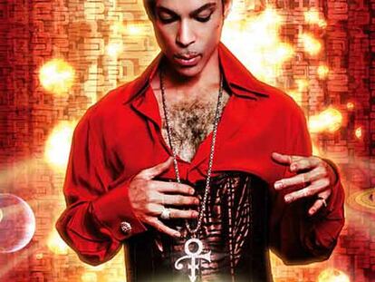 Imagen promocional del disco de Prince 'Planet Earth'