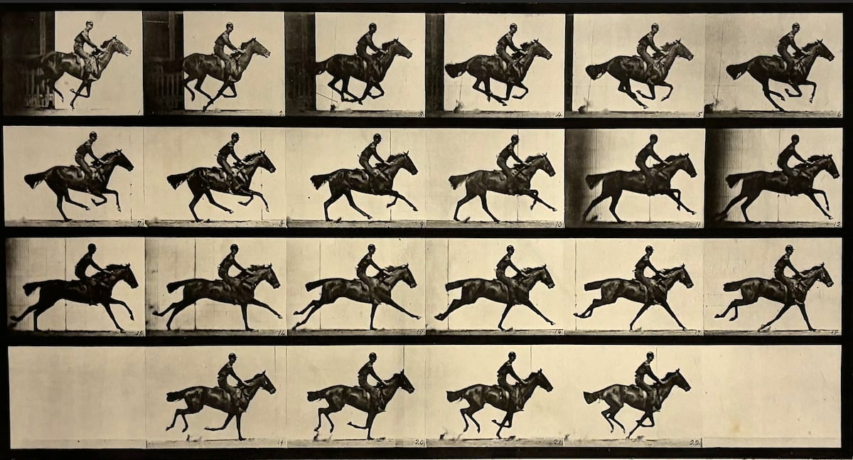 El galope de un caballo aceleró la llegada del cine