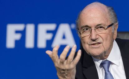 Joseph Blatter, en una imagen de julio de 2015. 