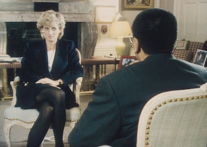 Diana de Gales durante la entrevista con Martin Bashir en 'Panorama', el 20 de noviembre de 1995