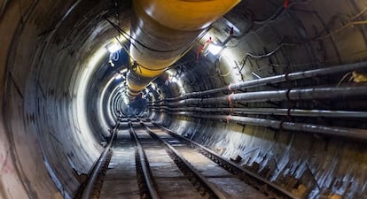 T&uacute;nel Water Syphon, ejecutado por OHL en la bah&iacute;a de Nueva York.