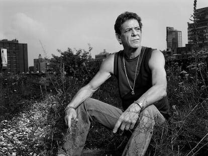 Lou Reed en Nueva York.