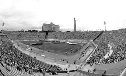 El Estadio Centenario de Montevideo, en 1980