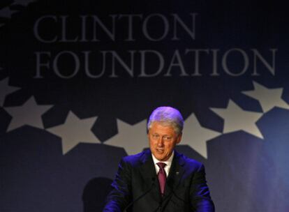 Bill Clinton en un evento de su fundación
