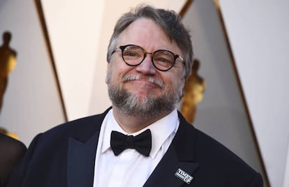 El cineasta mexicano Guillermo del Toro en la gala de los Oscar 2018. 