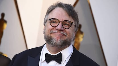 El cineasta mexicano Guillermo del Toro en la gala de los Oscar 2018. 