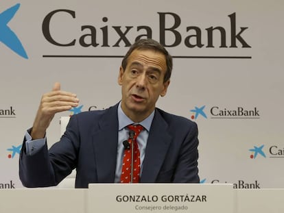 Gonzalo Gortázar, consejero delegado de Caixabank, a finales de octubre en Valencia.