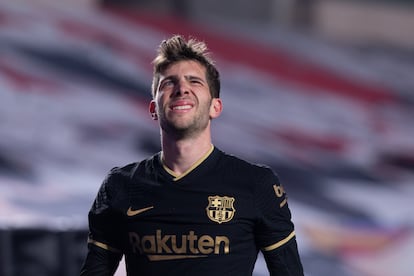 Sergi Roberto, durante el partido de Copa del Rey contra el Granada.