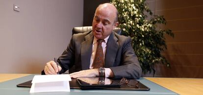 Luis de Guindos, ministro de Economía
