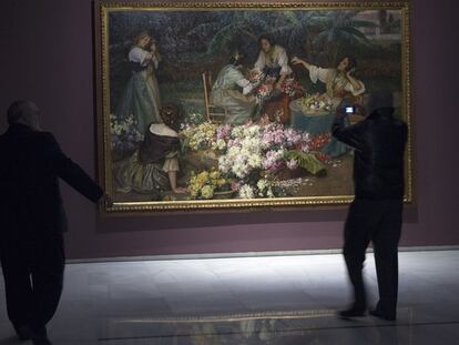 Un aspecto de la exposición de José Nogales en el Palacio Episcopal de Málaga.