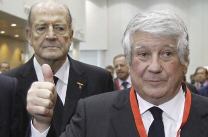 El presidente de la CEIM y de la Cámara de Comercio, Arturo Fernández, tras ganar las elecciones de la semana pasada.