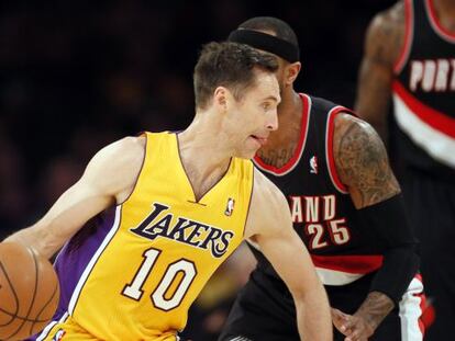 Nash, durante un partido ante Portland.