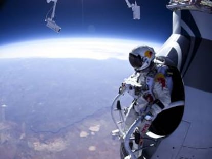 El salto desde la estratosfera del piloto Felix Baumgartner fue un gran golpe promocional para la firma de bebidas energéticas que le patrocinó. 