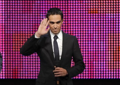 Contador, en la presentaci&oacute;n de la vuelta 2013