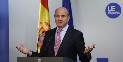 Luis de Guindos, ministro de Econom&iacute;a. 