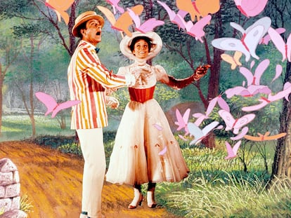 Julie Andrews y Dick Van Dike en 'Mary Poppins' (1964).