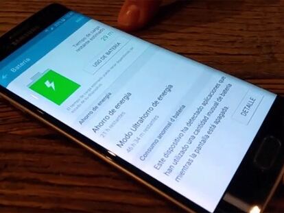 Gestión de la batería y carga inalámbrica del Samsung Galaxy S6 en vídeo