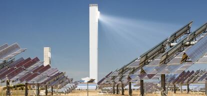 Planta solar de Abengoa.