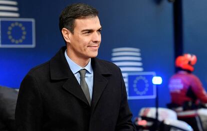 Spanish Prime Minister Pedro Sánchez in Brussels.