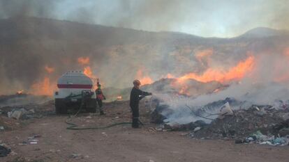 El incendio en el tiradero de Guanajuato, en 2023