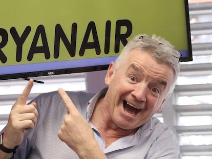 El CEO del holding Ryanair, Michael O'Leary.